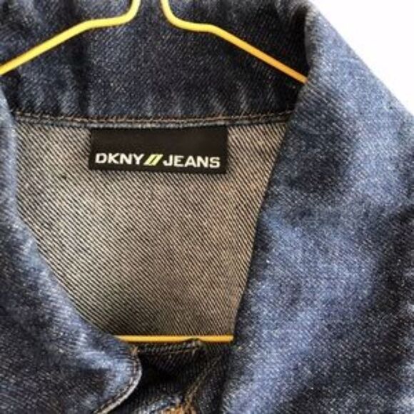 DKNY JEANS Dark Denim Jean Jacket XS - Picture 4 of 4